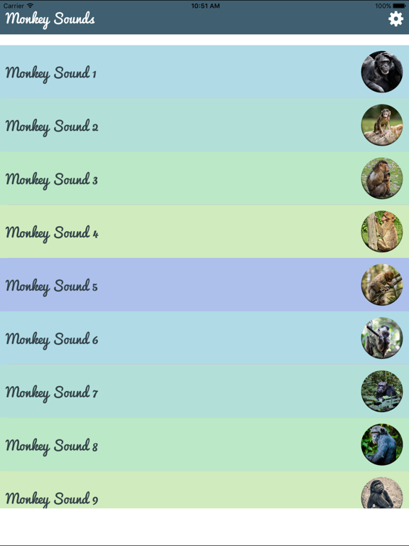 Screenshot #4 pour Monkey Sounds - Funny Sounds for kid