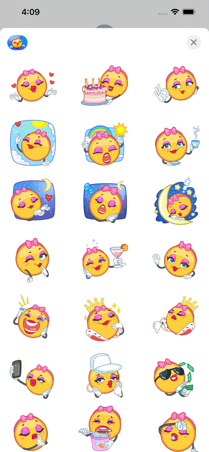 Miss Emoji - Animated Sticker