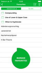 Deutsche Rechtschreibung screenshot