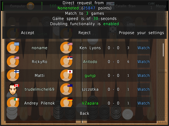 Screenshot #6 pour Backgammon Reloaded