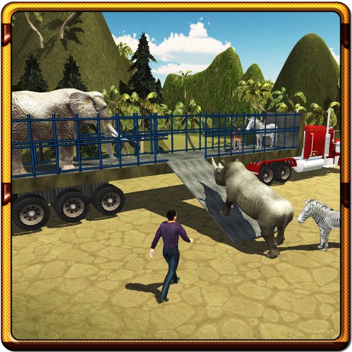 Zoo Animals Transporter Truck & Driving Sim iOS App