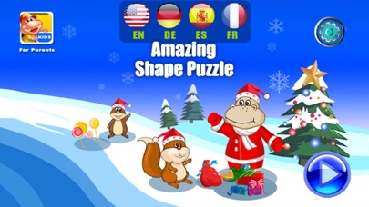 Christmas Shape Puzzle(Deluxe)- Educational Preschool Learning Games for Kids & Toddlers Free screenshot 1