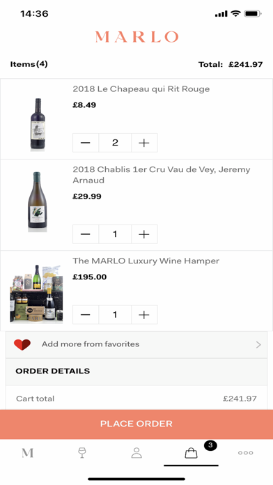 MARLO Wine Screenshot