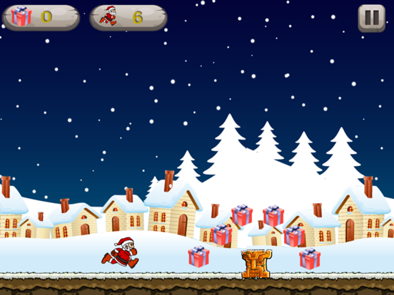 Santa Bag - Game run collected gifts on Christmas iPad screenshot