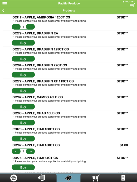 Pacific Produce iPad screenshot 6 - Food & Drink app
