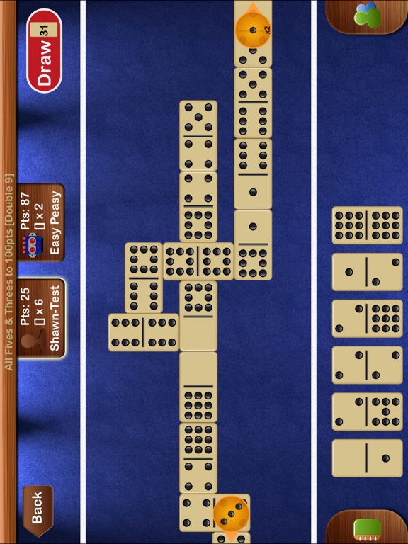Super Dominoes iPad screenshot 4 - Games app