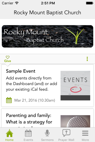 Rocky Mount Baptist Church screenshot 2