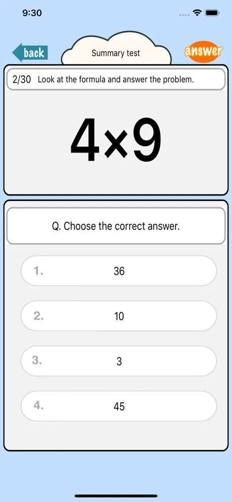 Math -The multiplication table