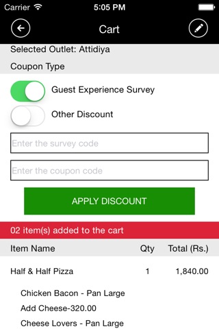 Pizza Hut Sri Lanka screenshot 3