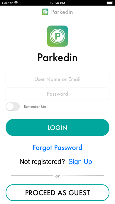 Parkedin™ Screenshot