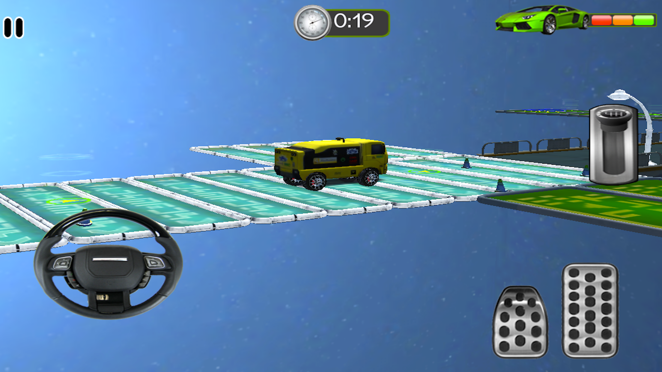 Space Car Parking 3D 2017 screenshot 5