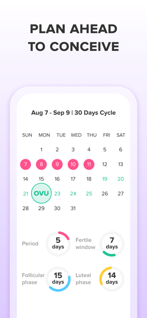 ‎Glow: Fertility, Ovulation App Screenshot