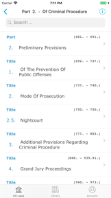 US Laws, State Law Library screenshot