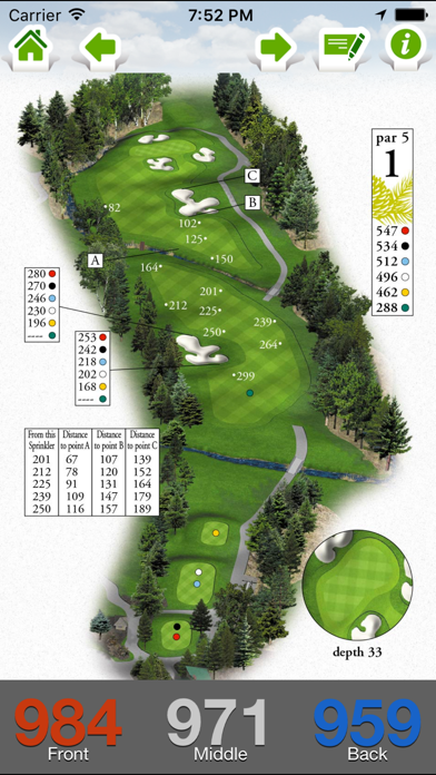 The Glencoe Golf & Country Club iPhone screenshot