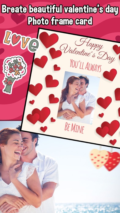 Screenshot #2 pour Valentine's Day Collage Frames! Love Photo Editor