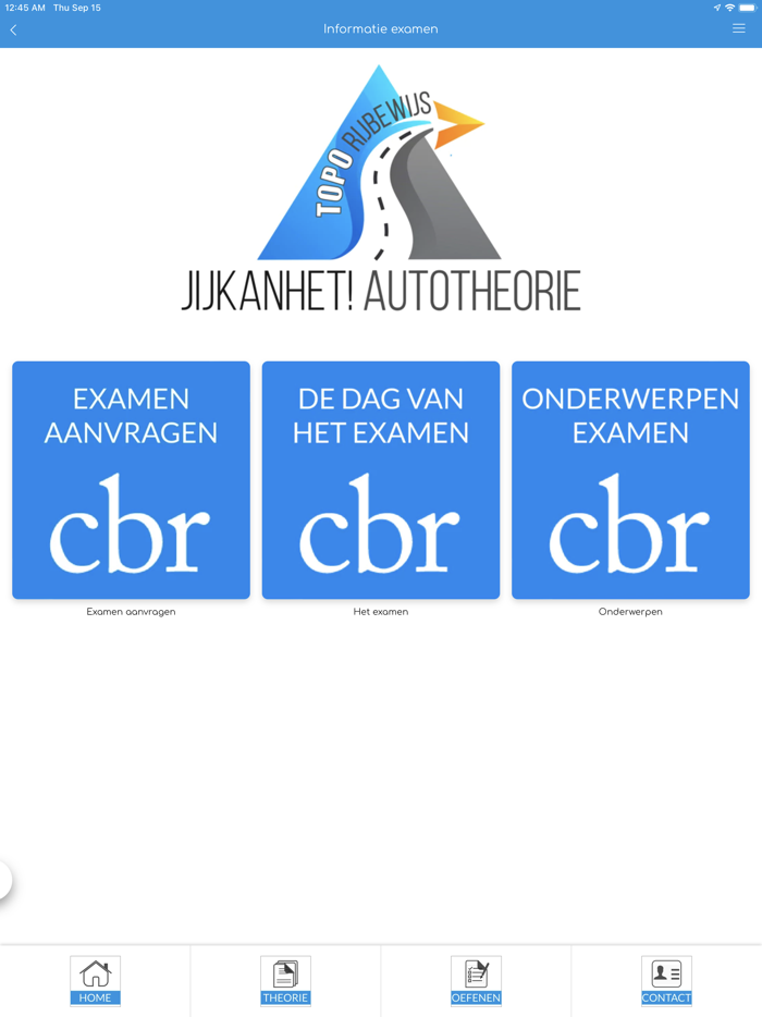 CBR Autotheorie and oefenexamens