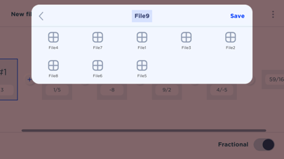 Fractional calculator Screenshot