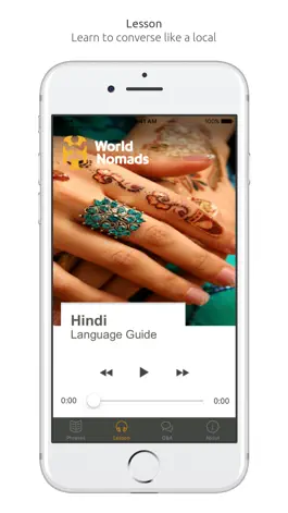 Game screenshot Hindi Language Guide & Audio - World Nomads hack
