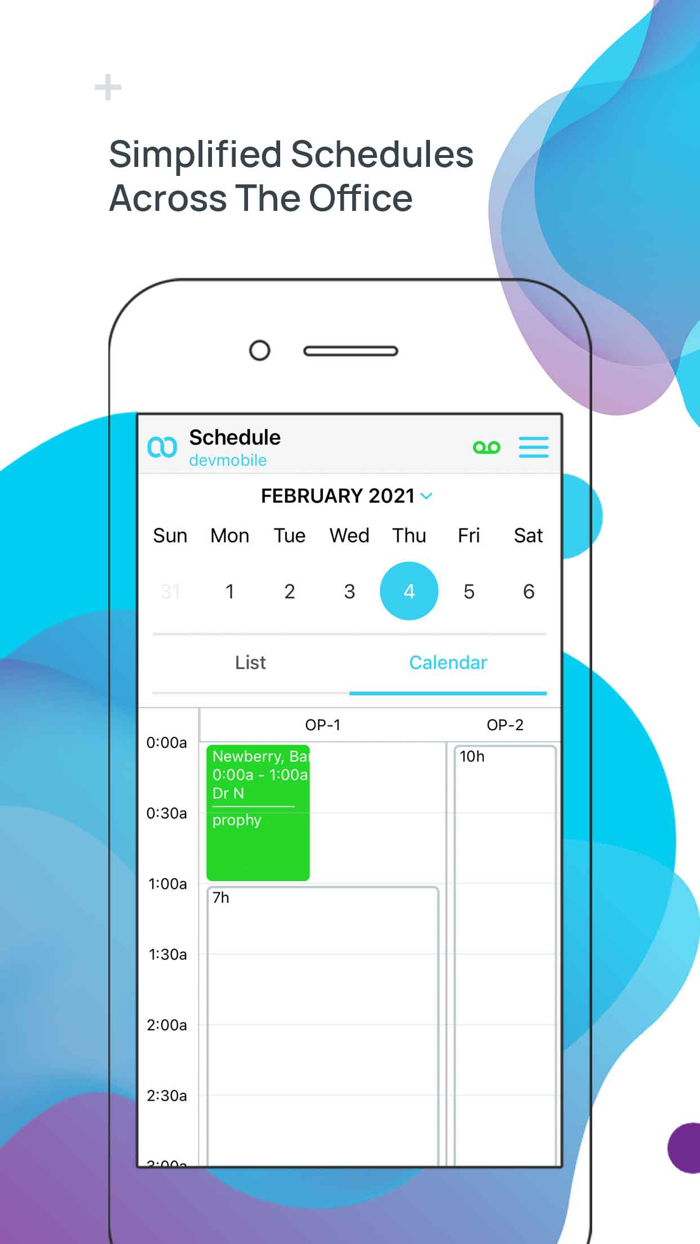 Weave - Text, Call  Schedule