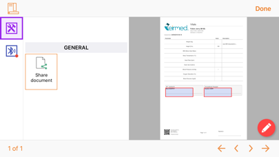 Biometric Signature Screenshot