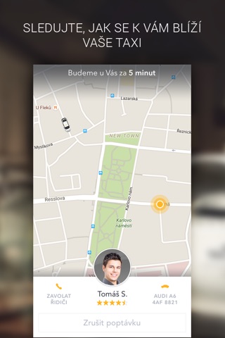 Taxi v Praze - TT a GP screenshot 2