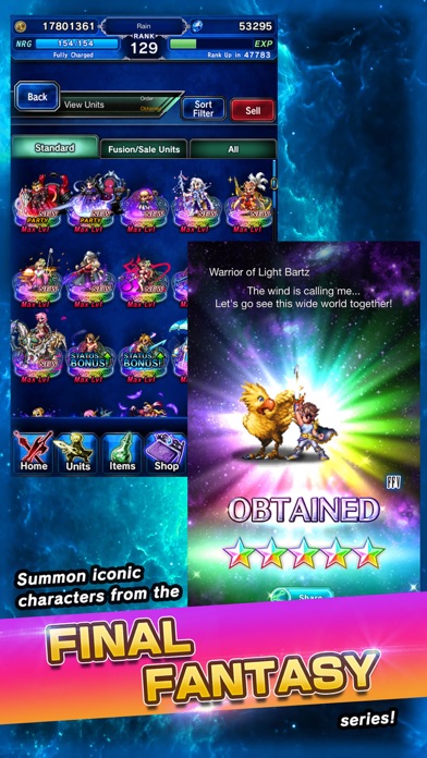 screenshot of FINAL FANTASY BRAVE EXVIUS 5