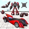 Flying Bat Robot Car Games icon