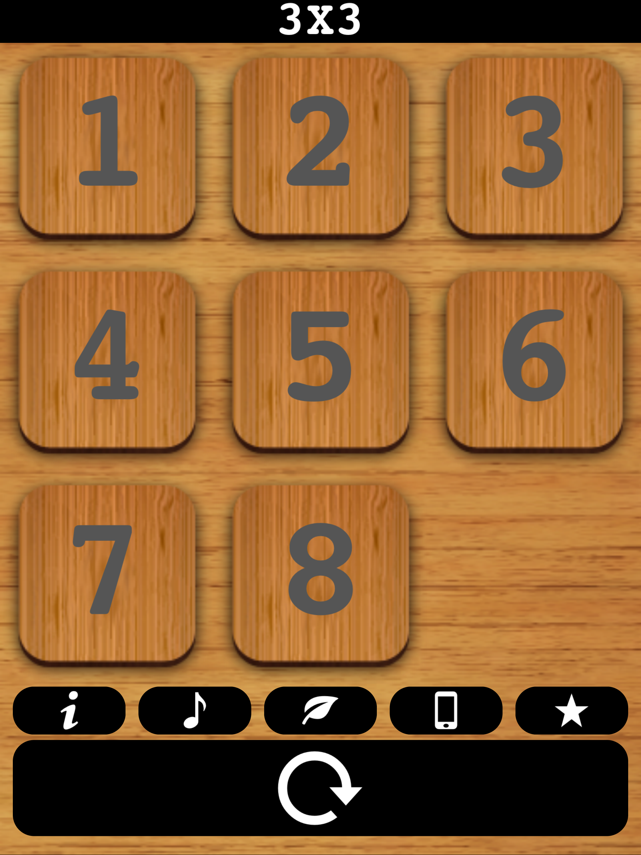 Number Puzzle 3X3 Slider Game