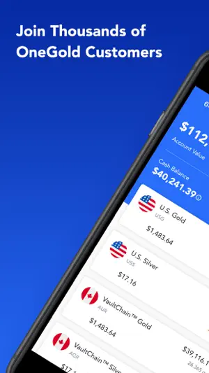 OneGold: Buy Gold & Silver screenshot 1
