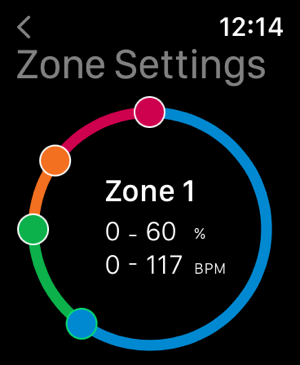 ‎Heart Zones Workout Screenshot
