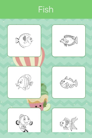 Fish Coloring Book: Color & Draw Sea Animals. screenshot 3