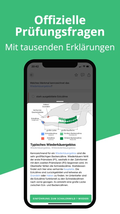 Waidwissen: Jagdschein App Screenshot