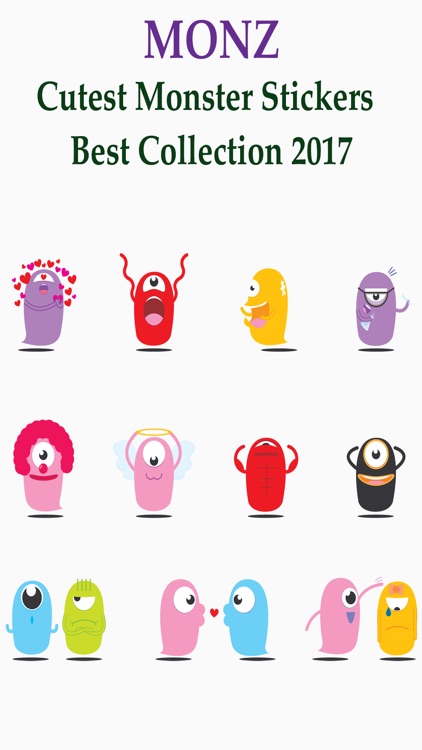 MonZter - Cutest Monster Stickers 2017