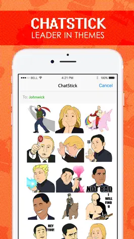 Game screenshot Funny Leader Stickers for iMessage Free mod apk