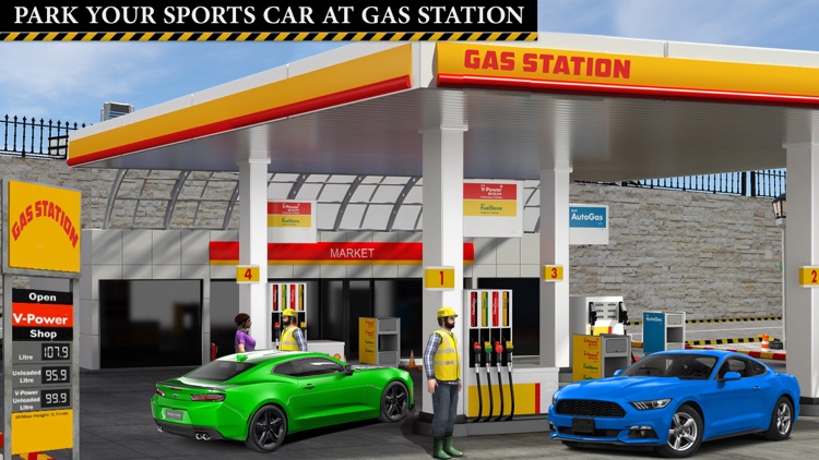 Gas Station Parking: Car Games