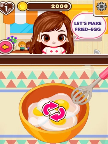 儿童游戏 - 美女最爱的烹饪做饭游戏のおすすめ画像1