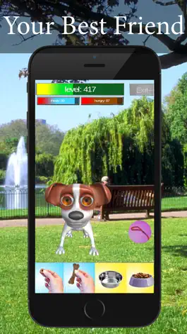 Game screenshot Dog Pet for Tamagotchi : Augmented Reality Edition hack