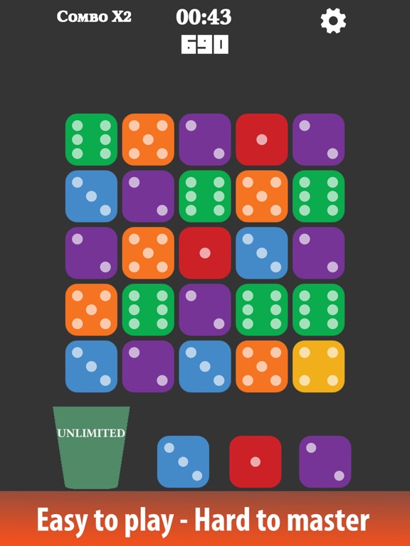 Screenshot #6 pour Block! Match 3 Dice