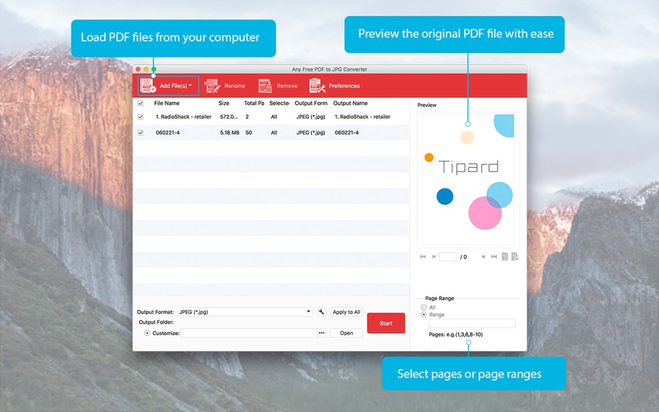 Any Free PDF to JPG Converter - 3.0.67 - (macOS)