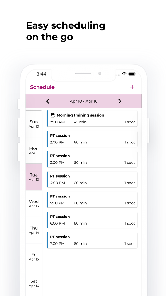 FitGen for Personal Trainer