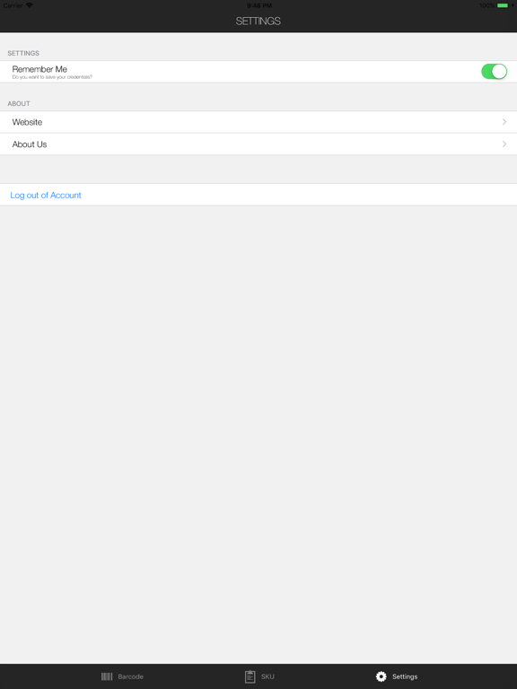 OpenCart Product Stock Manager iPad screenshot