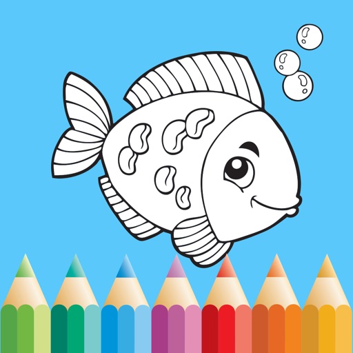 Fish Coloring Book: Color & Draw Sea Animals iOS App