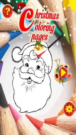 Game screenshot Christmas Santa Coloring Pages -Kids Coloring Book mod apk