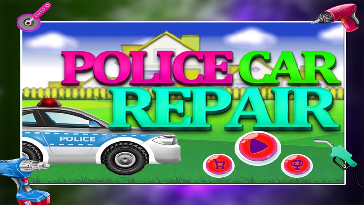 Police Car Repair Mechanic Garage: Service Station screenshot-4