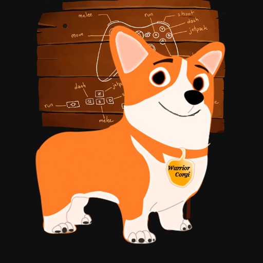 Warrior Corgi Run Icon