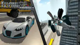 Game screenshot Flying Car Robot Flight Drive Simulator Game 2017 apk