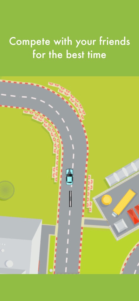 Touch Round - Watch game - Engage in competitive racing on varied circuits and prepare to challenge friends, leveraging the Game Center leaderboard integration for high scores.