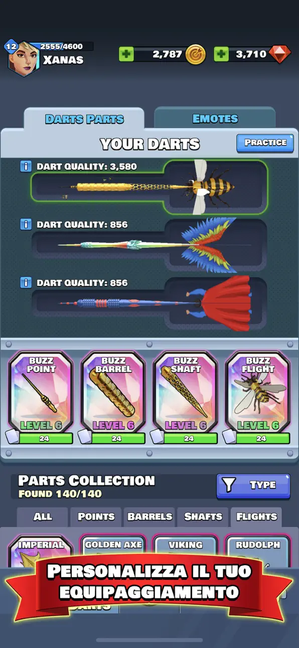 Darts Club iOS Mod IPA [ Debug Menu ] screenshot 3 - iOS game interface