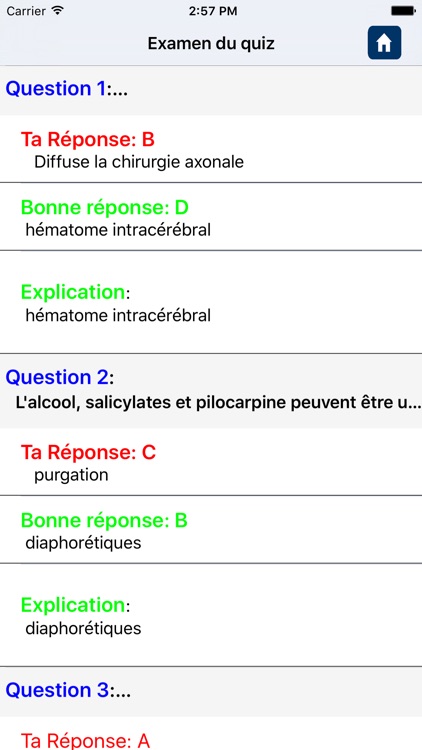 Toxicology Quiz Questions in French screenshot-4