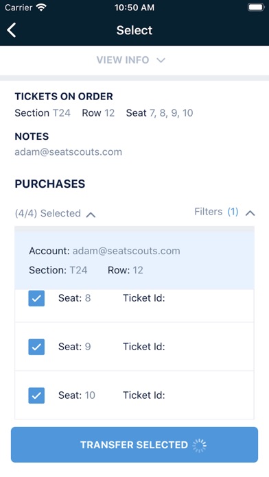 Seat Scouts Screenshot